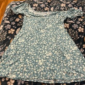 Ardene Mint green summer floral dress Size XL New with tags